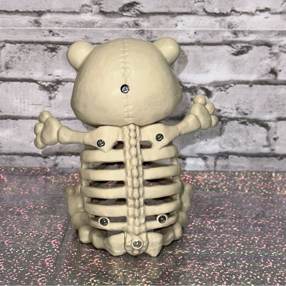 Crazy Bonez Teddy Bonez Skeleton Figurine 5 Inch Figure Halloween Decor - Picture 4 of 9
